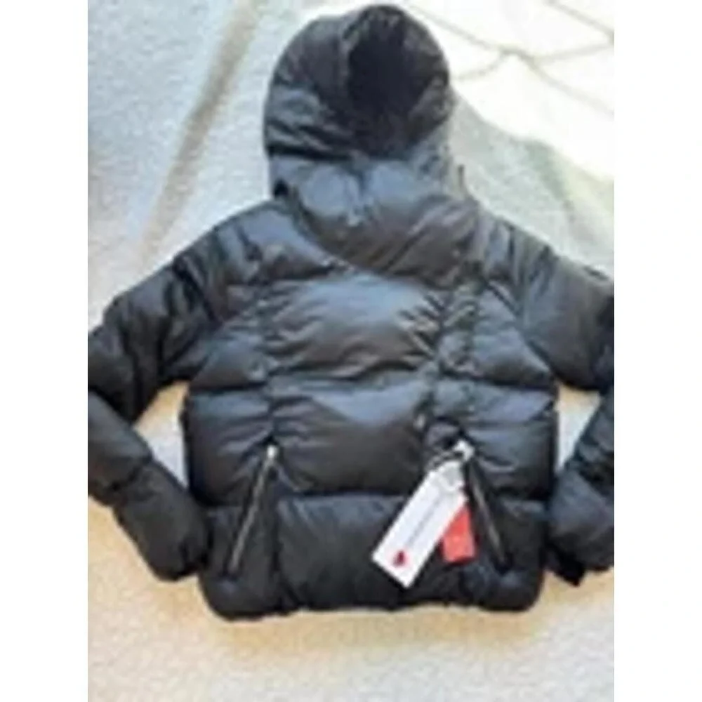 Obermeyer Girls Black Puffer Isla Jacket with Hood Size Medium‎ (10/12)